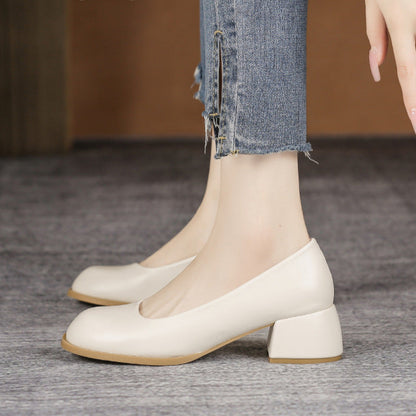 Zapatos Mary Jane de color liso