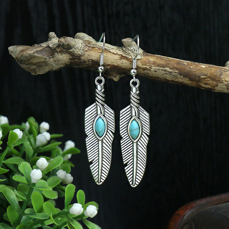 Área de beneficios mensuales：Pendientes Boho Turquesa – 13 Estilos