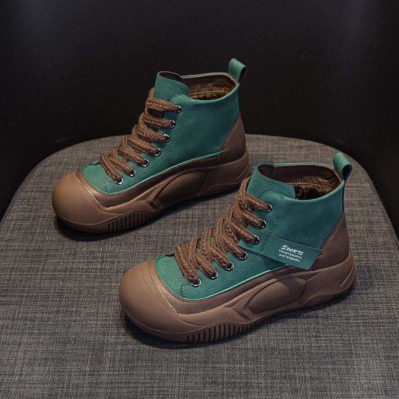 Botas Martin de cuero con alzas