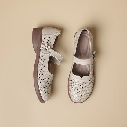 Sandalias de verano con diseño calado, transpirables y antideslizantes