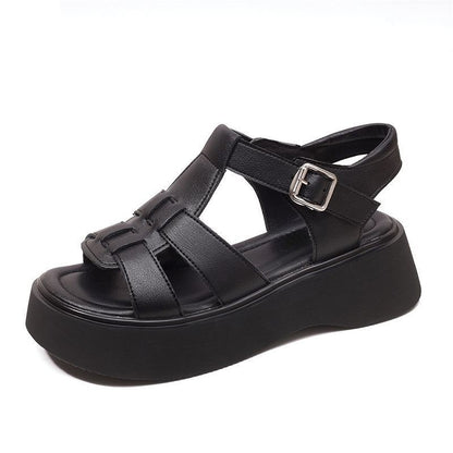 Sandalias casuales cómodas y modernas – de piel genuina