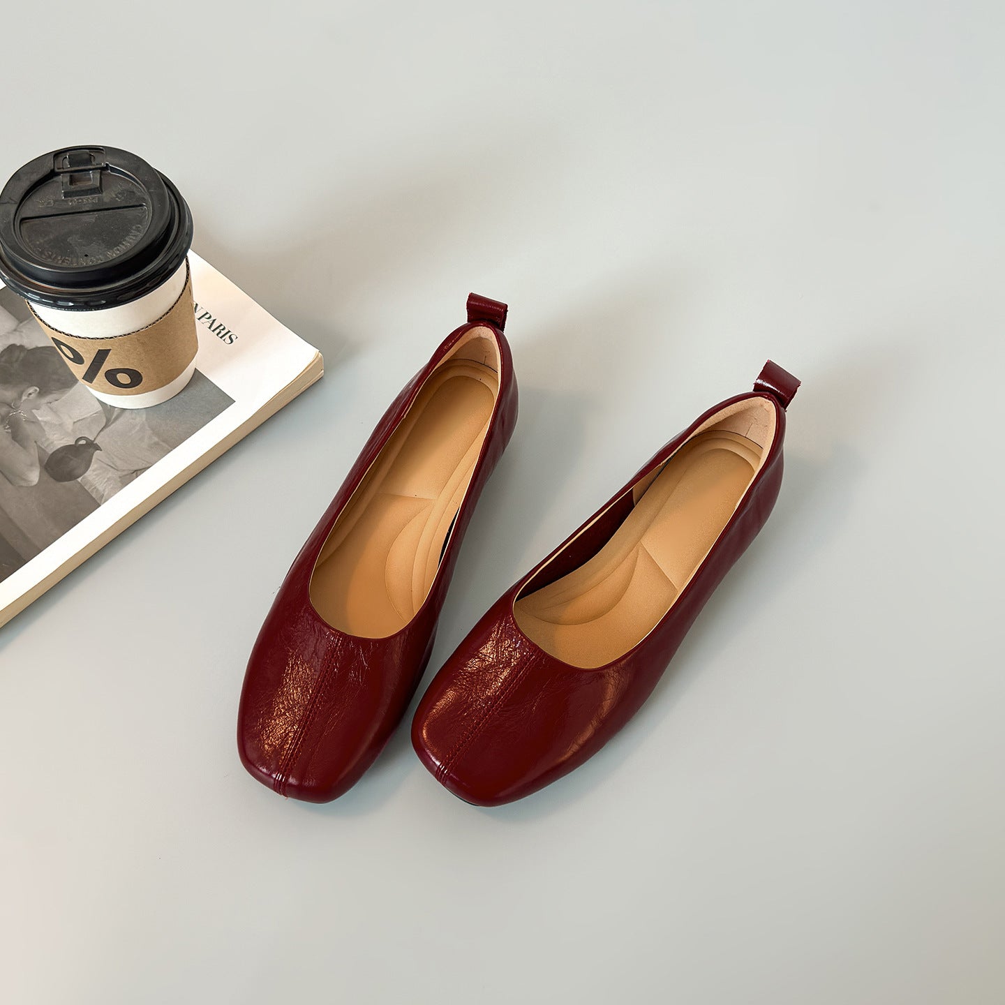 Zapatos de piel suave de corte bajo –Tallas completas