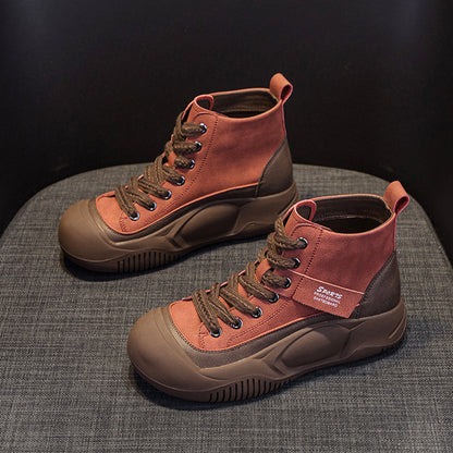 Botas Martin de cuero con alzas