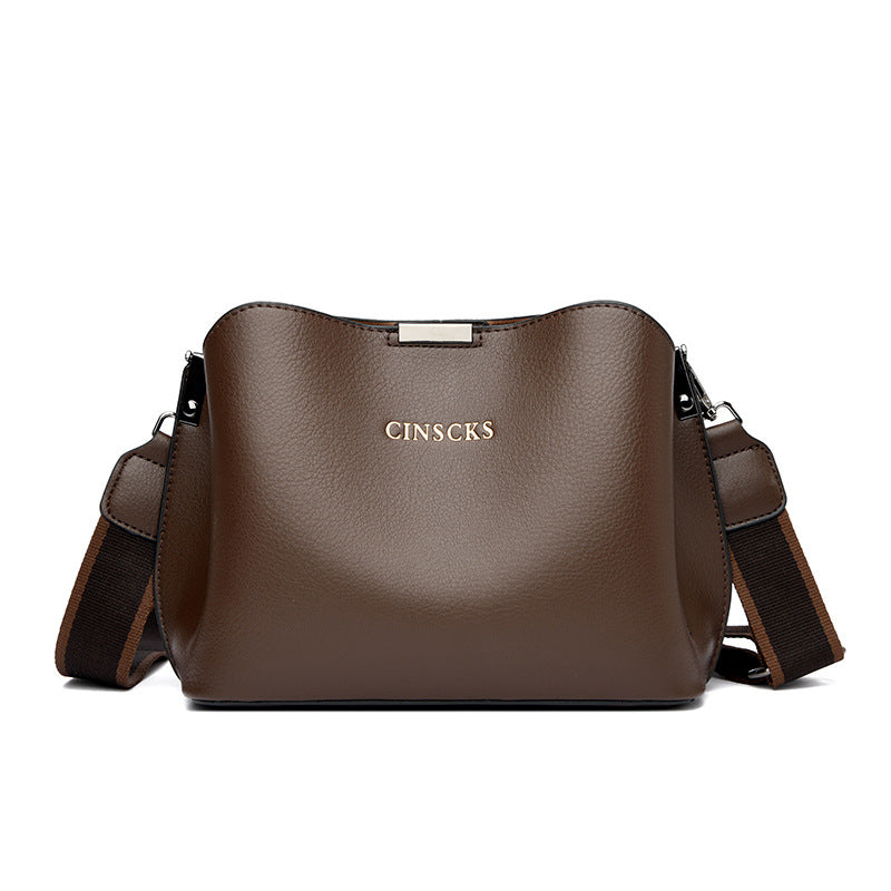 Bolso de piel de lujo de gran capacidad