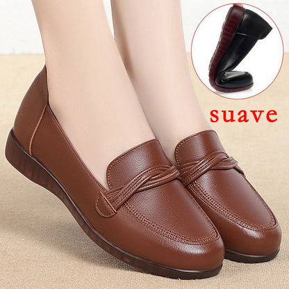 Zapatos de piel de mujer con tendón de ternera multifuncional