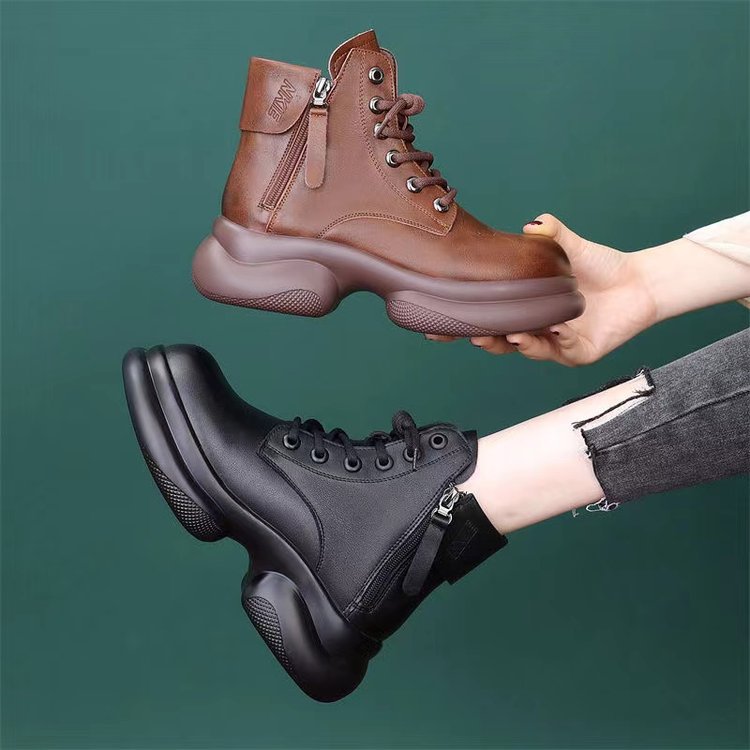 Botas de cuero para mujeres (nk)