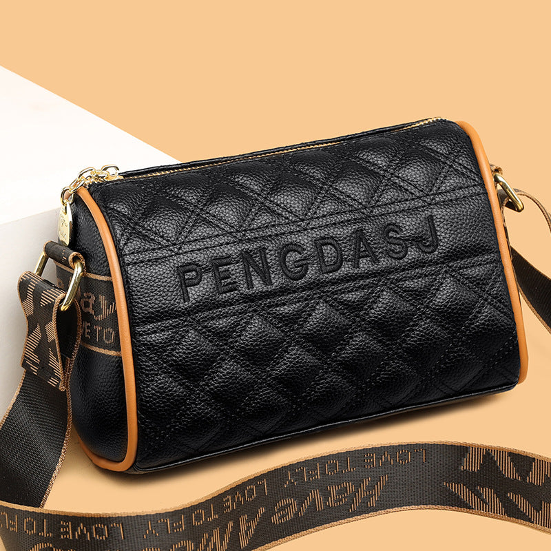 Bolso bandolera de piel suave