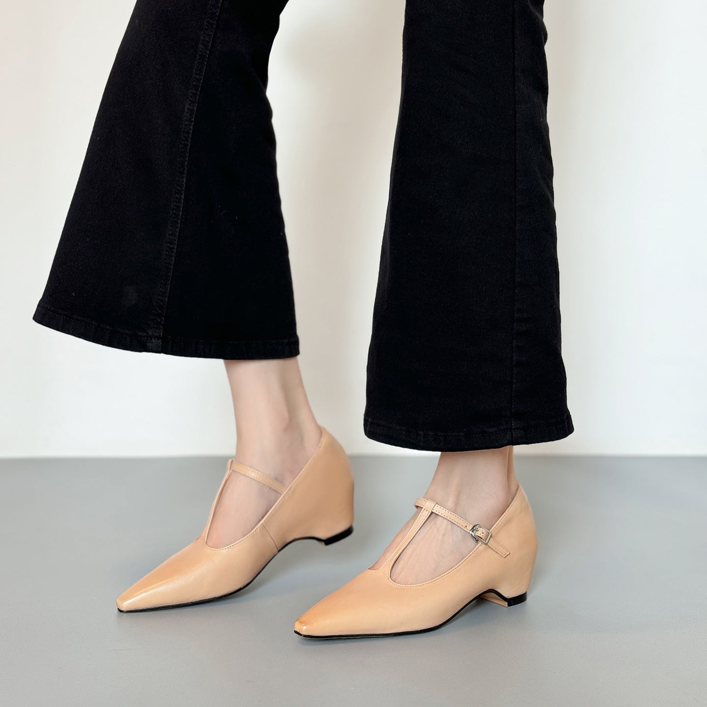 Zapatos de piel – elevación interna 5 cm
