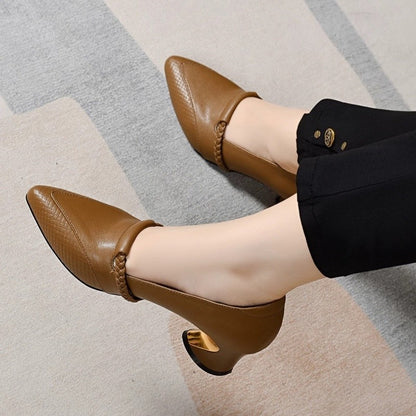 Zapatos de Tacón Bajo Elegantes para Mujer