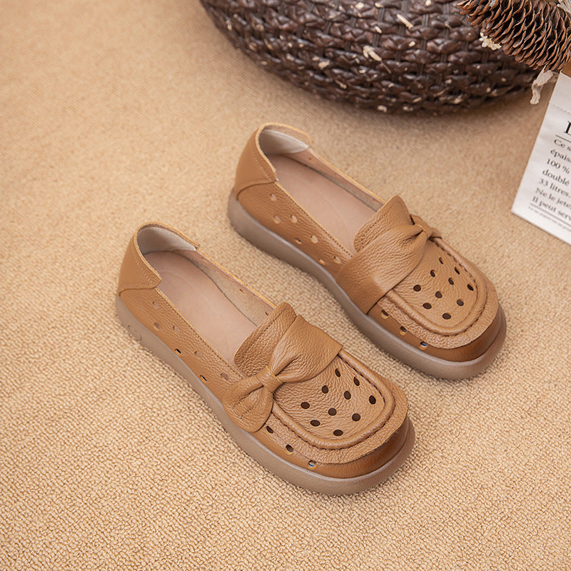 Zapatos de piel premium – corte bajo， súper suaves, 4 estaciones