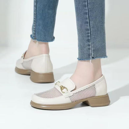 Mocasines transpirables de suela blanda