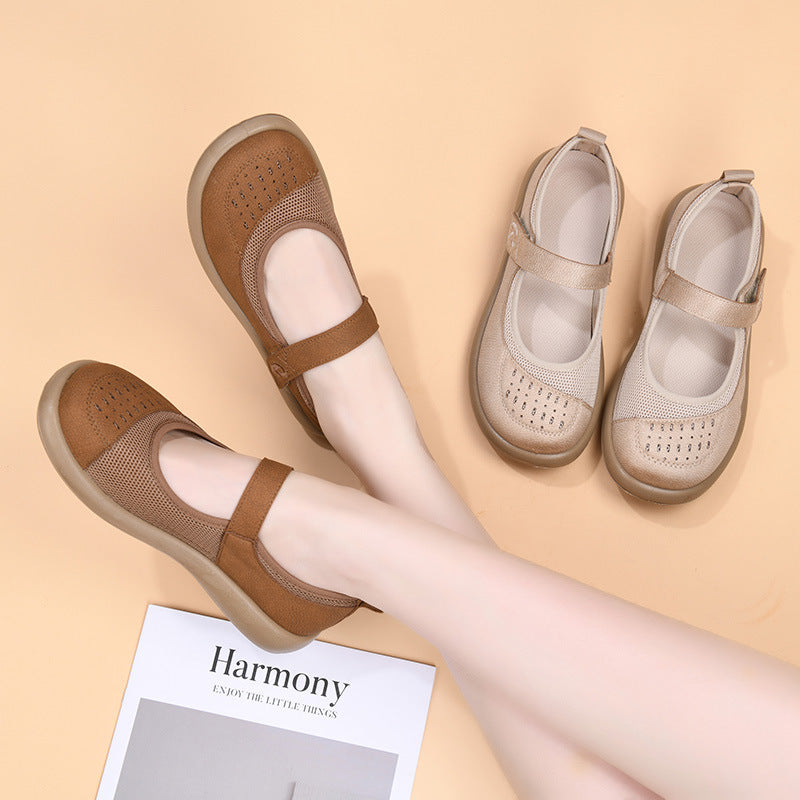 Zapatos de piel – velcro, suela ligera