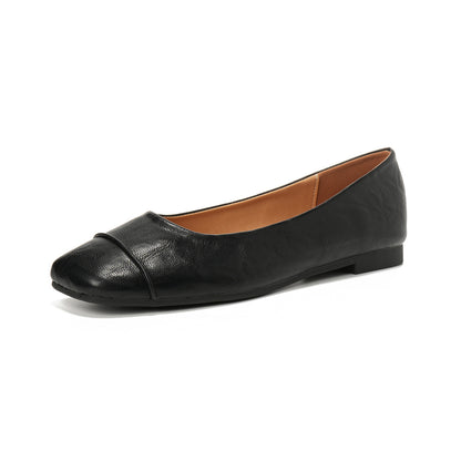 Zapatos casuales de piel sencillos y versátiles