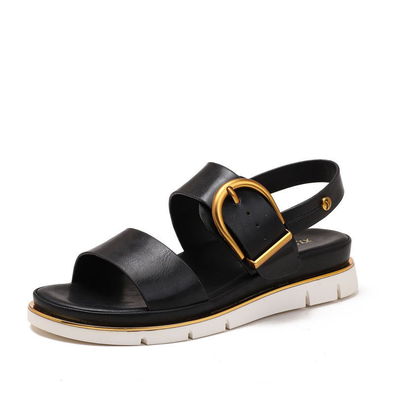 Sandalias de moda con una tira