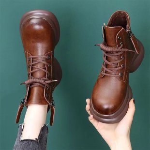 Botas de cuero para mujeres (nk)