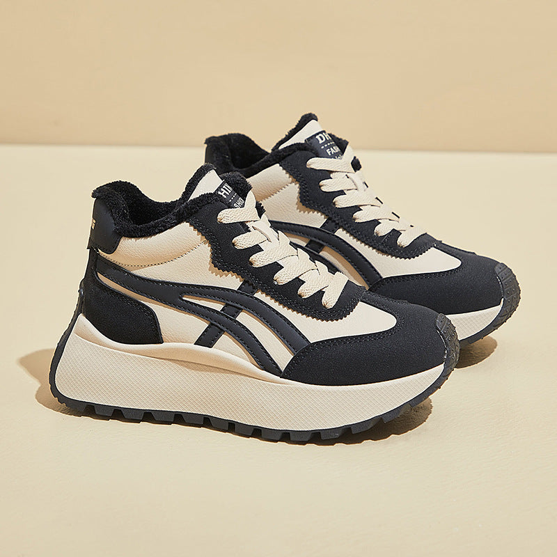 Zapatillas casuales que realzan la altura-Disponibles en estilos gruesos de invierno