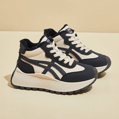 Zapatillas casuales que realzan la altura-Disponibles en estilos gruesos de invierno
