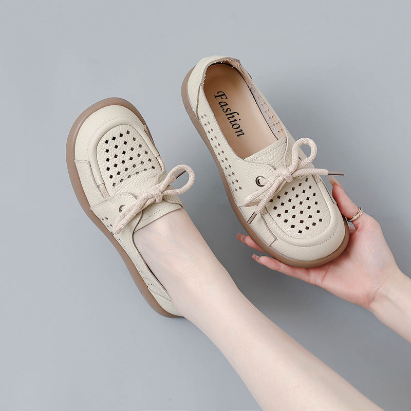 Zapatos de cuero primera capa – escotados