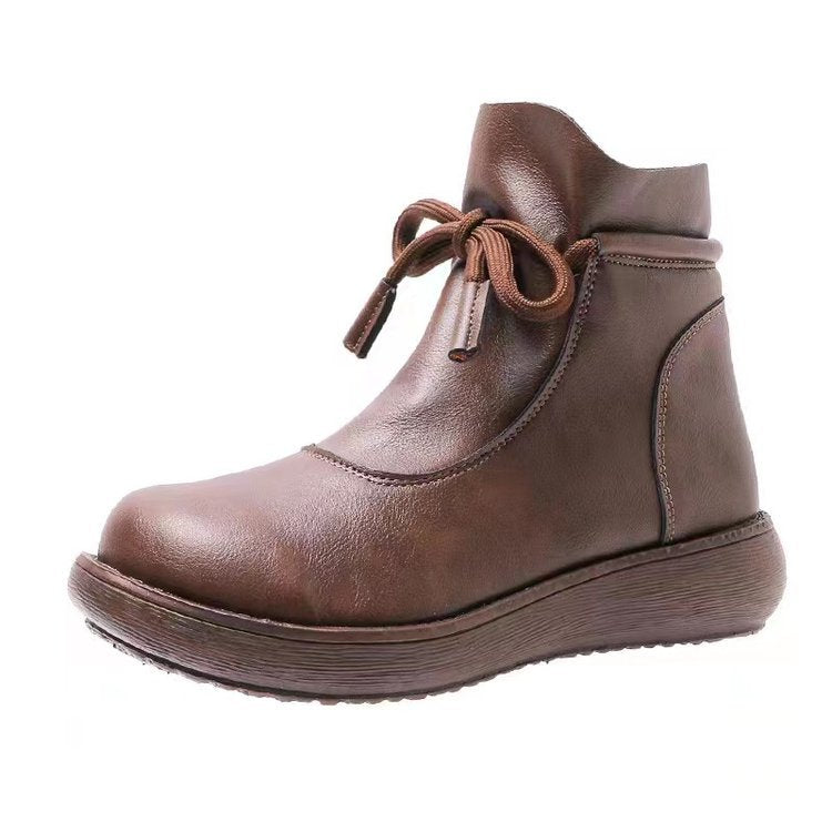 [Nuevo estilo de otoño] Botas Martin grandes con punta redonda