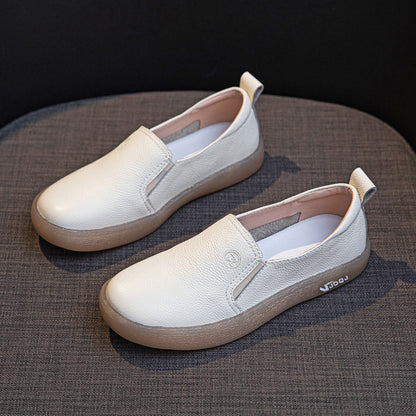 Mocasines de piel – primera capa, suela suave