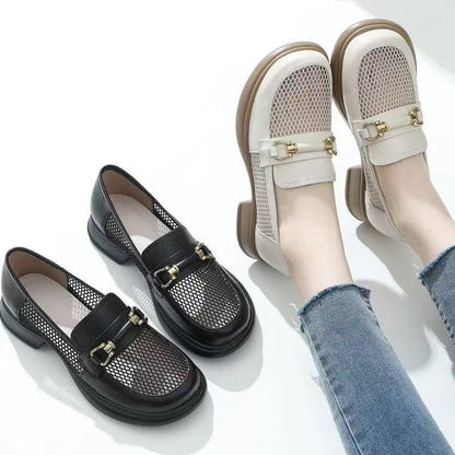 Mocasines transpirables de suela blanda