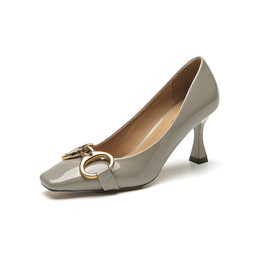 Tacones de corte bajo estilo moderno – Nuevo