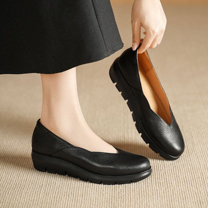 Zapatos de piel – tacón medio, 4 estaciones