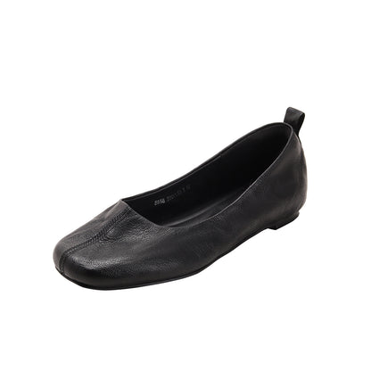 Zapatos de piel suave de corte bajo –Tallas completas
