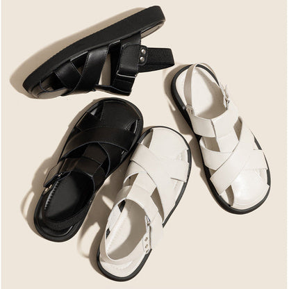 Sandalias gladiador – piel genuina