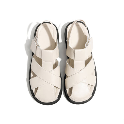 Sandalias gladiador – piel genuina