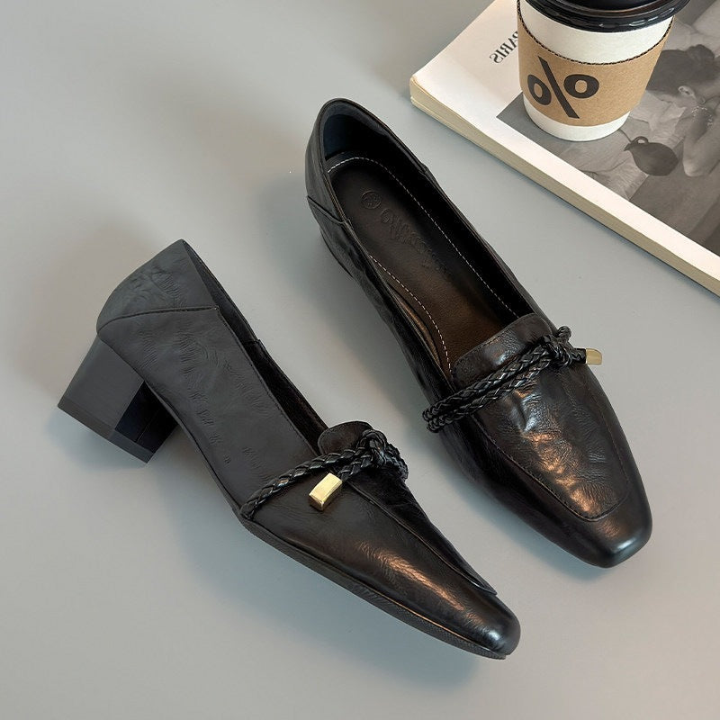 Zapatos de Piel Suave y Elegantes para Mujer
