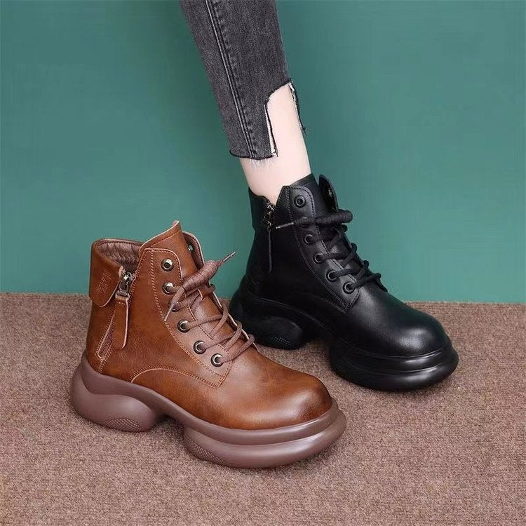 Botas de cuero para mujeres (nk)