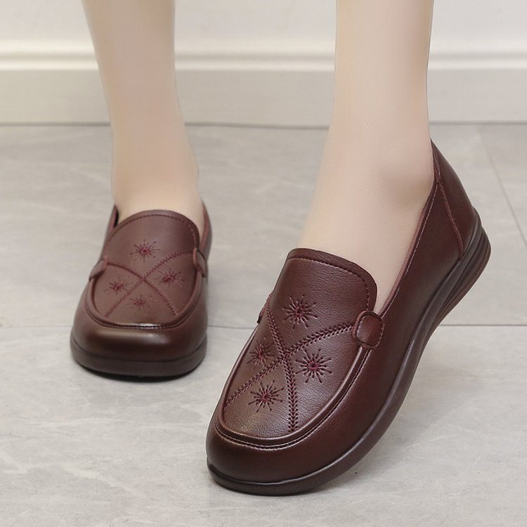 Zapatos de piel con tendón de vacuno
