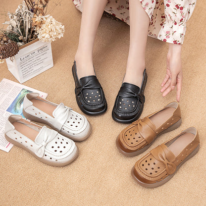 Zapatos de piel premium – corte bajo， súper suaves, 4 estaciones