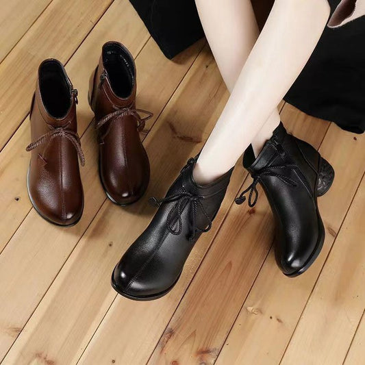 Botas de plataforma con flecos