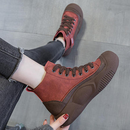 Botas Martin de cuero con alzas