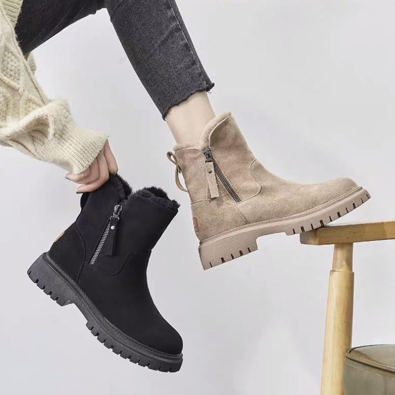 Botas de ante grueso