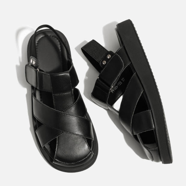 Sandalias gladiador – piel genuina