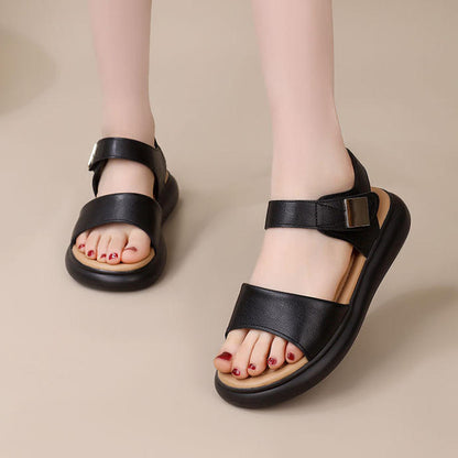 Sandalias planas de punta abierta – súper suaves