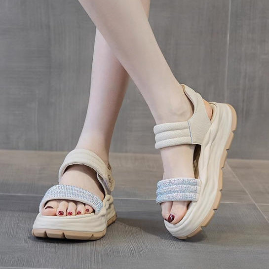 Sandalias casuales deportivas con plataforma