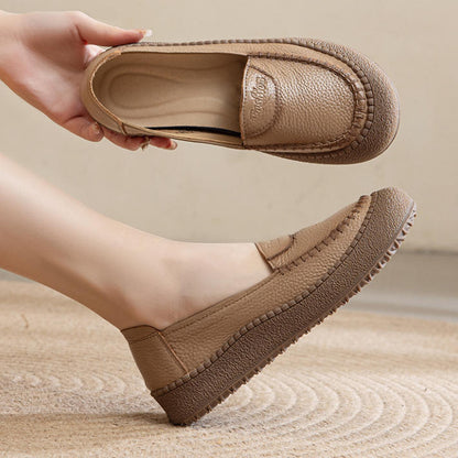 ¡Súper suaves! – Zapatos de piel genuina con suela de goma flexible