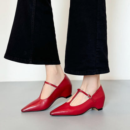 Zapatos de piel – elevación interna 5 cm