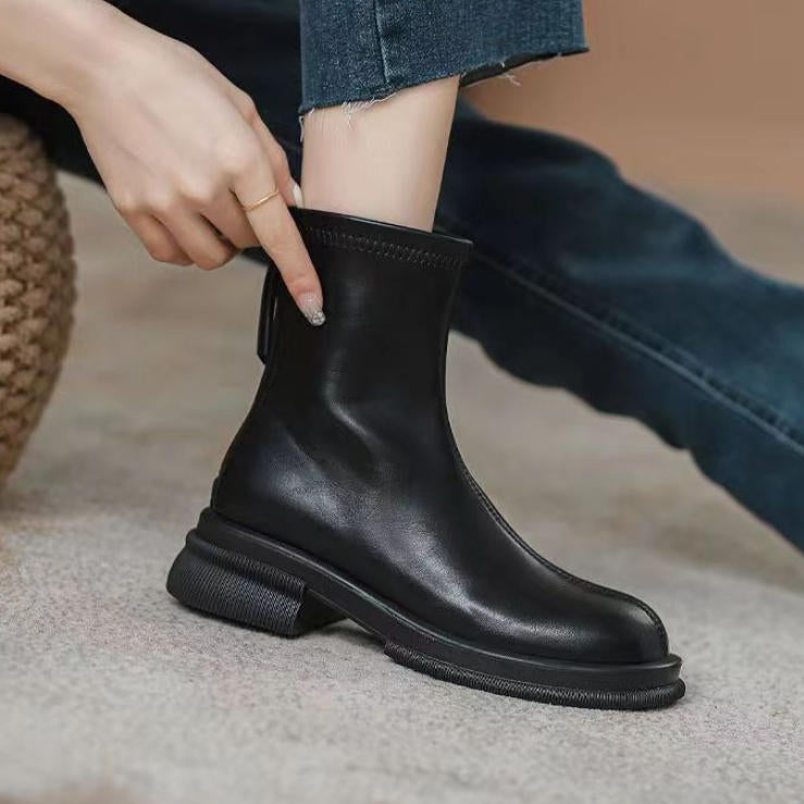 Botines con plataforma y elasticidad que aumentan la altura