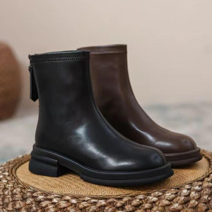 Botines con plataforma y elasticidad que aumentan la altura