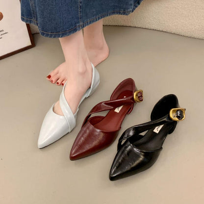 Sandalias de diseño minimalista con elevación interna y estilo elegante