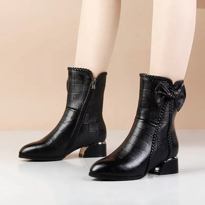 Bella® Botas de invierno de mujer de piel aterciopelada